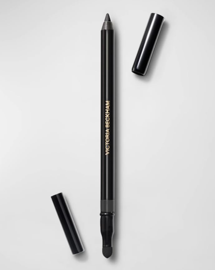 Victoria Beckham Satin Kajal front packaging showing product and complimentary face sheet masque for travel-ready convenience
