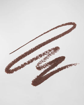 Victoria Beckham Satin Kajal Cocoa sharpened tip close-up showing creamy texture and precision