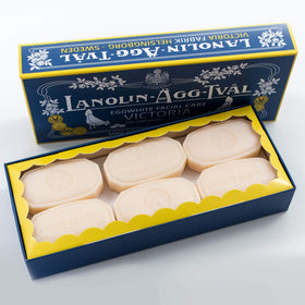 VICTORIA soap bar close-up texture illustrating gentle cleansing action