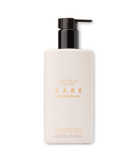 Victoria's Secret pump detail highlighting dispensing action for easy application benefit