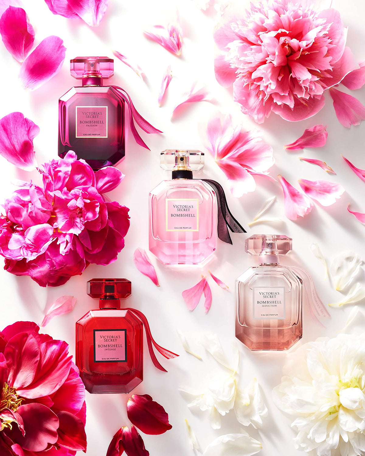Victoria's Secret bottle staged in bathroom showing styling and daily use appeal