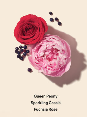 Victoria's Secret close label detail highlighting fragrance notes and clarity