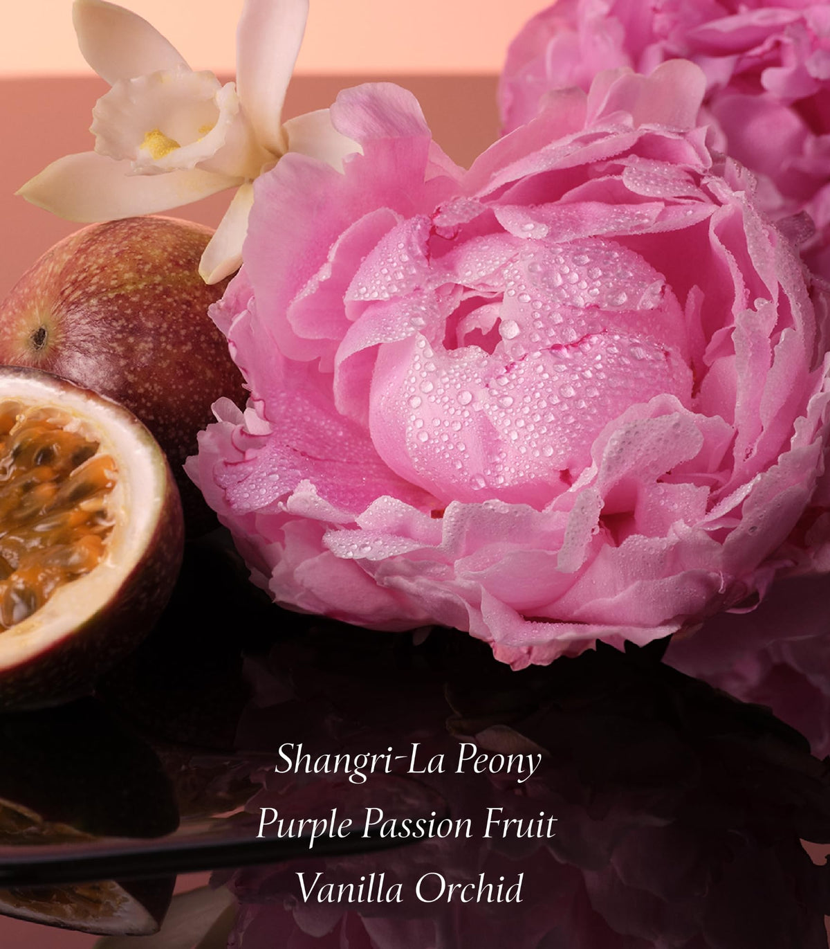 Victoria's Secret pump and label detail highlighting product name and notes