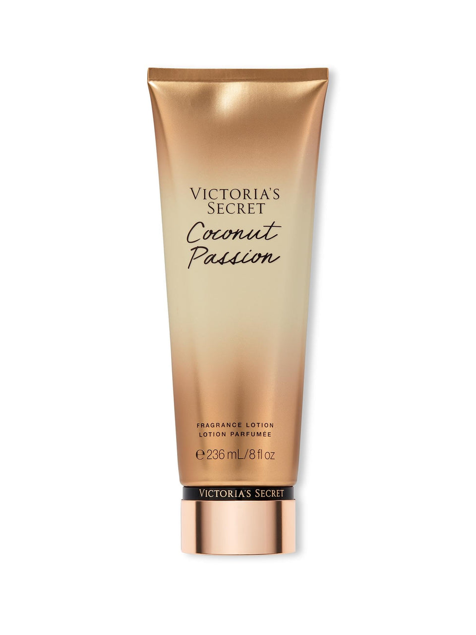 Victoria's Secret front packaging showing bottle and coconut scent, evokes island freshness