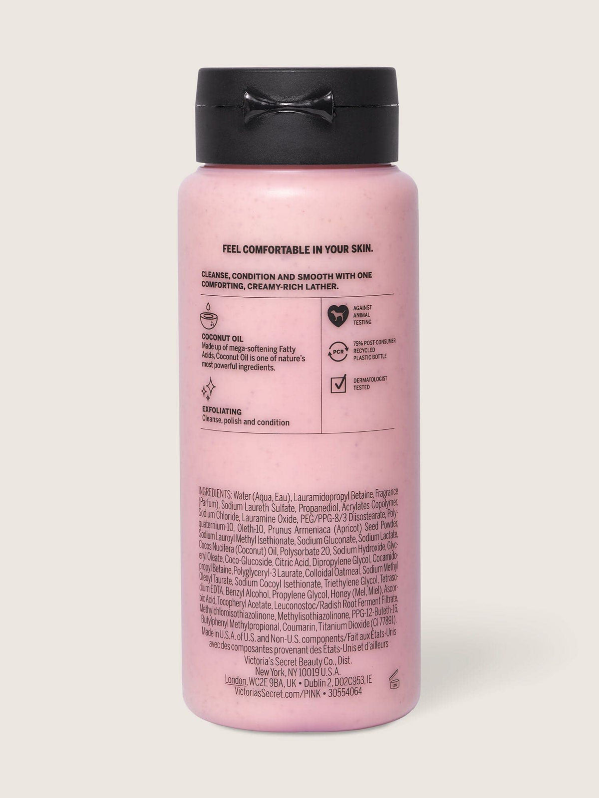 Victoria's Secret Pink pump top for convenient dispensing and controlled amount