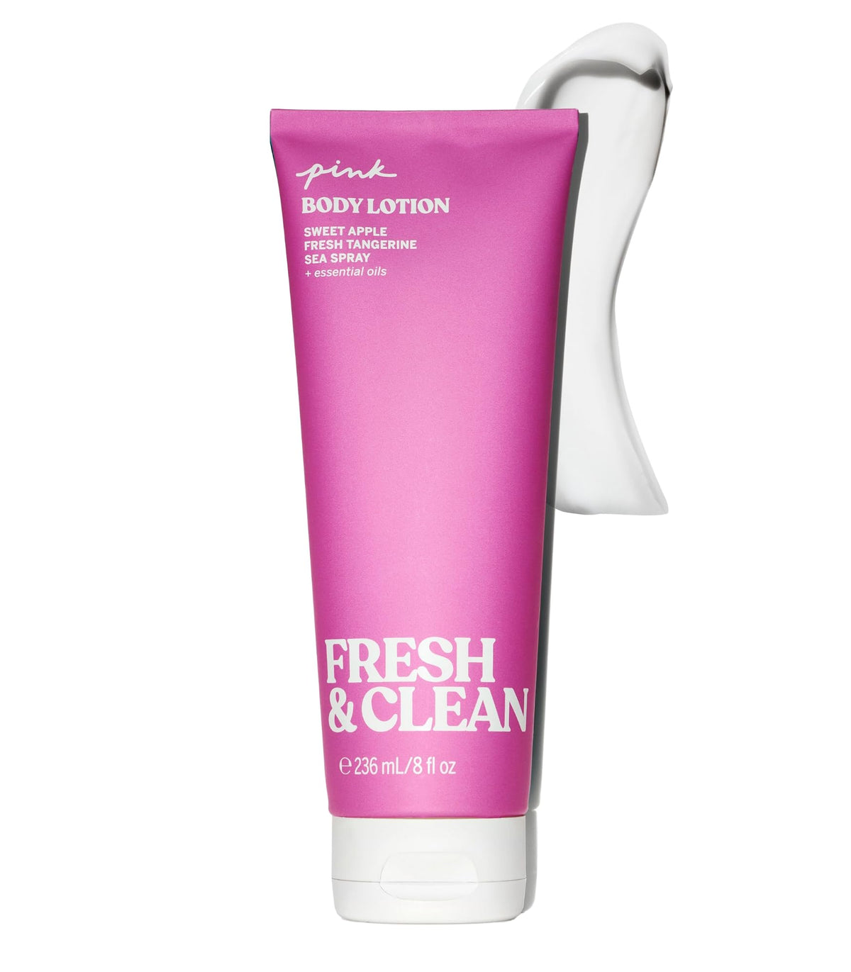 Victoria's Secret front packaging showing tube and label, highlights eco-friendly design