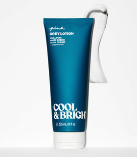 Victoria's Secret Pink lotion texture close-up demonstrating lightweight, fast-absorbing hydration
