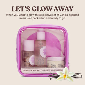Victoria's Secret PINK body oil pouring to show silky texture and softening benefit