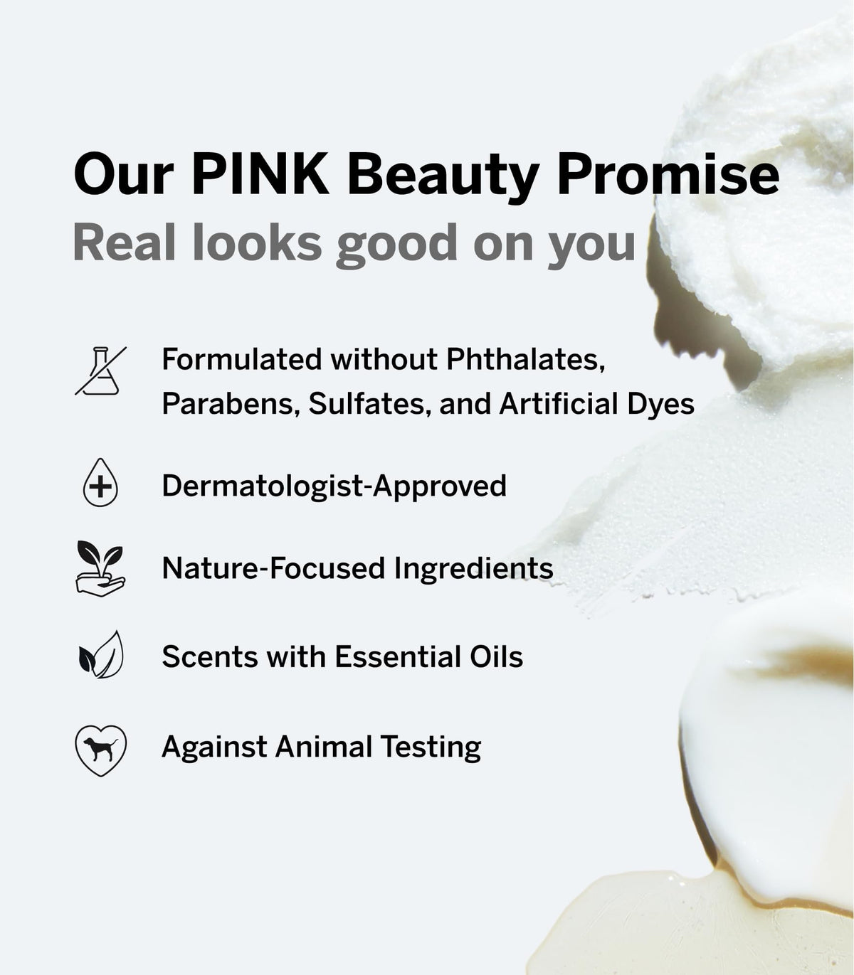 Victoria's Secret PINK coconut and caramel ingredient visual highlighting scent notes