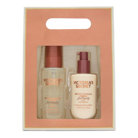 Victoria's Secret mist being sprayed on wrist to add instant fragrant boost
