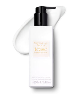 Victoria's Secret front bottle view showing lotion packaging and scent benefit