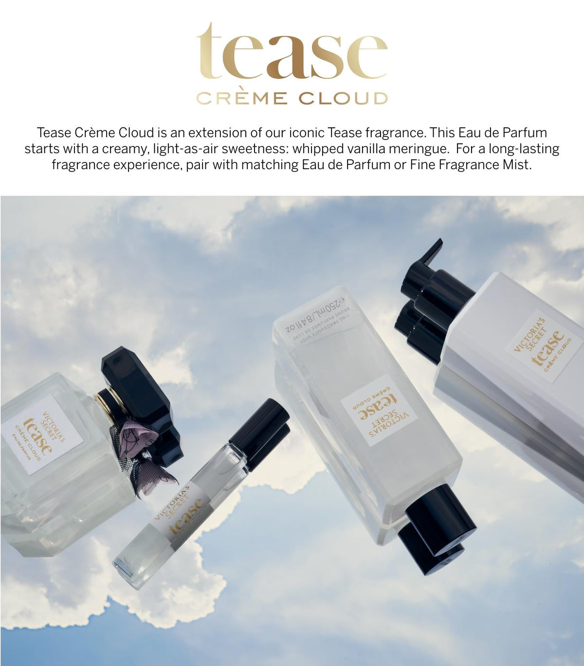 Victoria's Secret lotion in hand illustrating 8.4 oz size for travel convenience