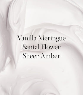 Victoria's Secret cream texture close-up showing fast-absorbing hydration