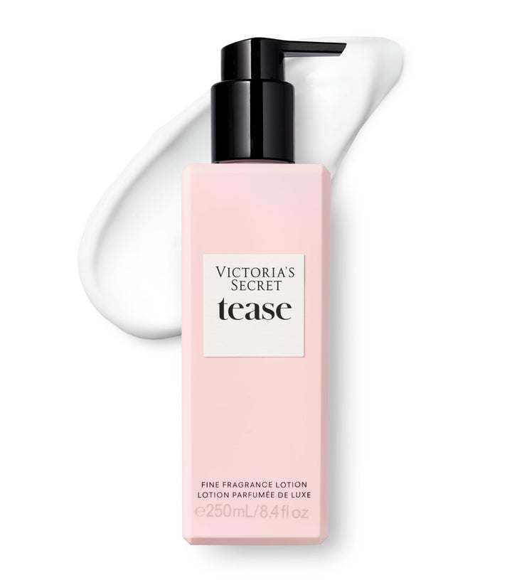 Victoria's Secret Tease front packaging shows bottle and label, highlights brand identity