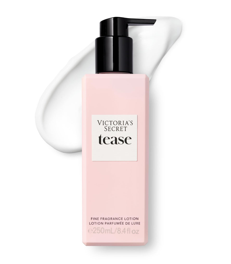 Victoria's Secret Tease front packaging shows bottle and label, highlights brand identity