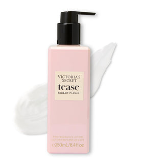 Victoria's Secret bottle front packaging showing fragrance and size benefit