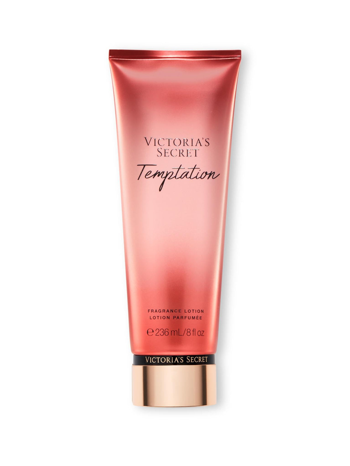 Victoria's Secret Temptation front packaging showing bottle and capacity benefit