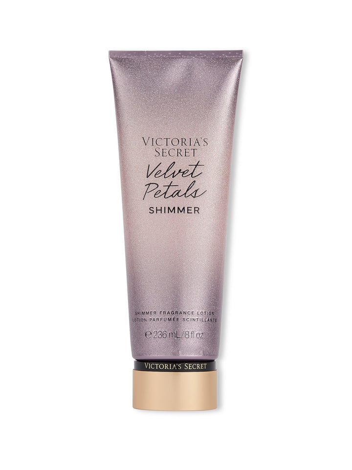 Victoria's Secret front packaging showing bottle and shimmering label, appeals visually