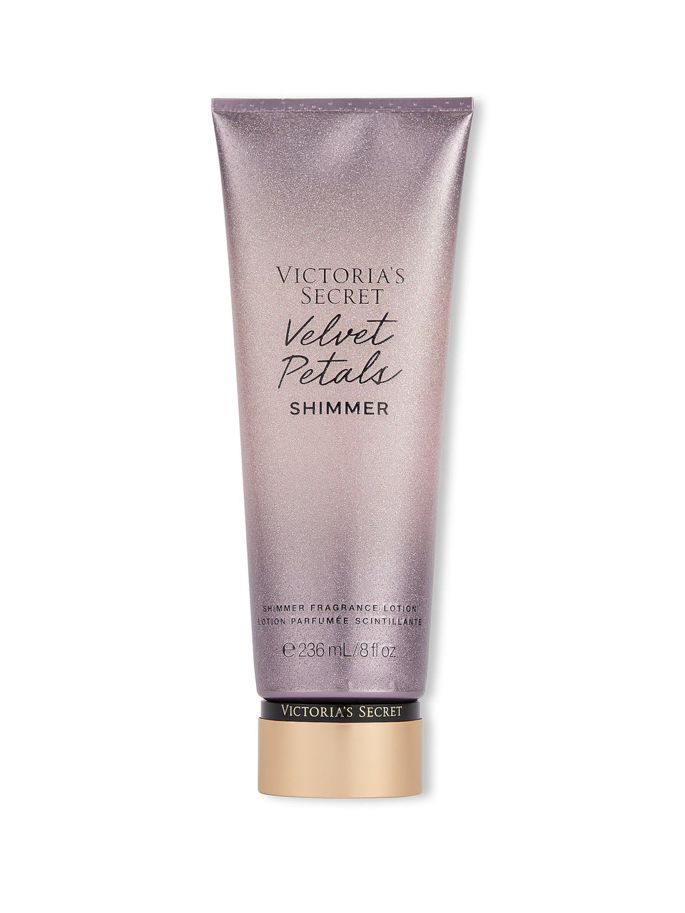 Victoria's Secret front packaging showing bottle and shimmering label, appeals visually