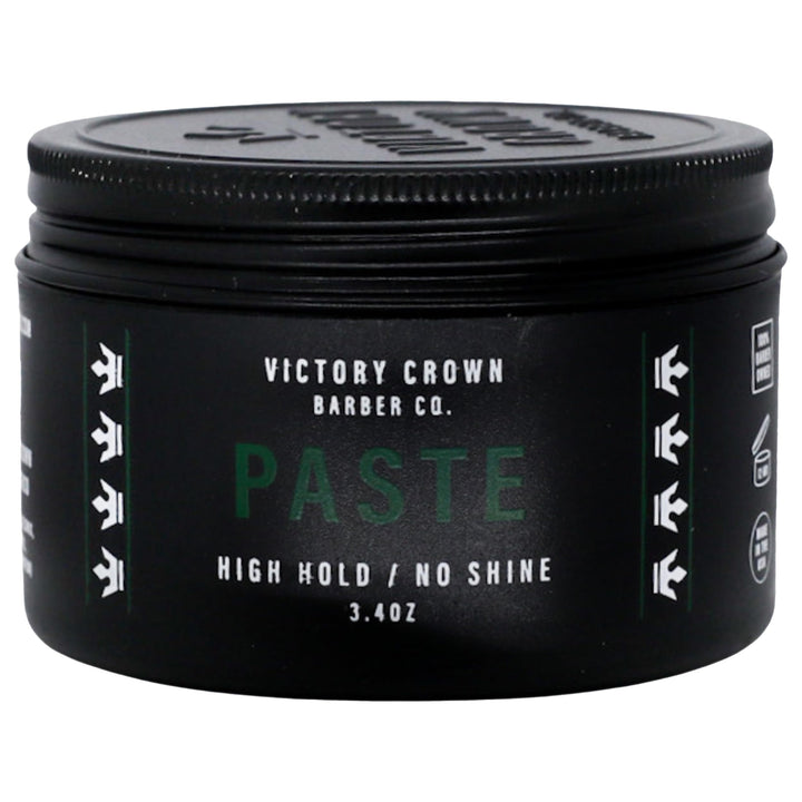 Victory Crown jar front view showing branding and size benefit
