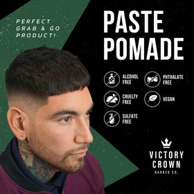 Victory Crown open jar showing paste texture and easy pickup