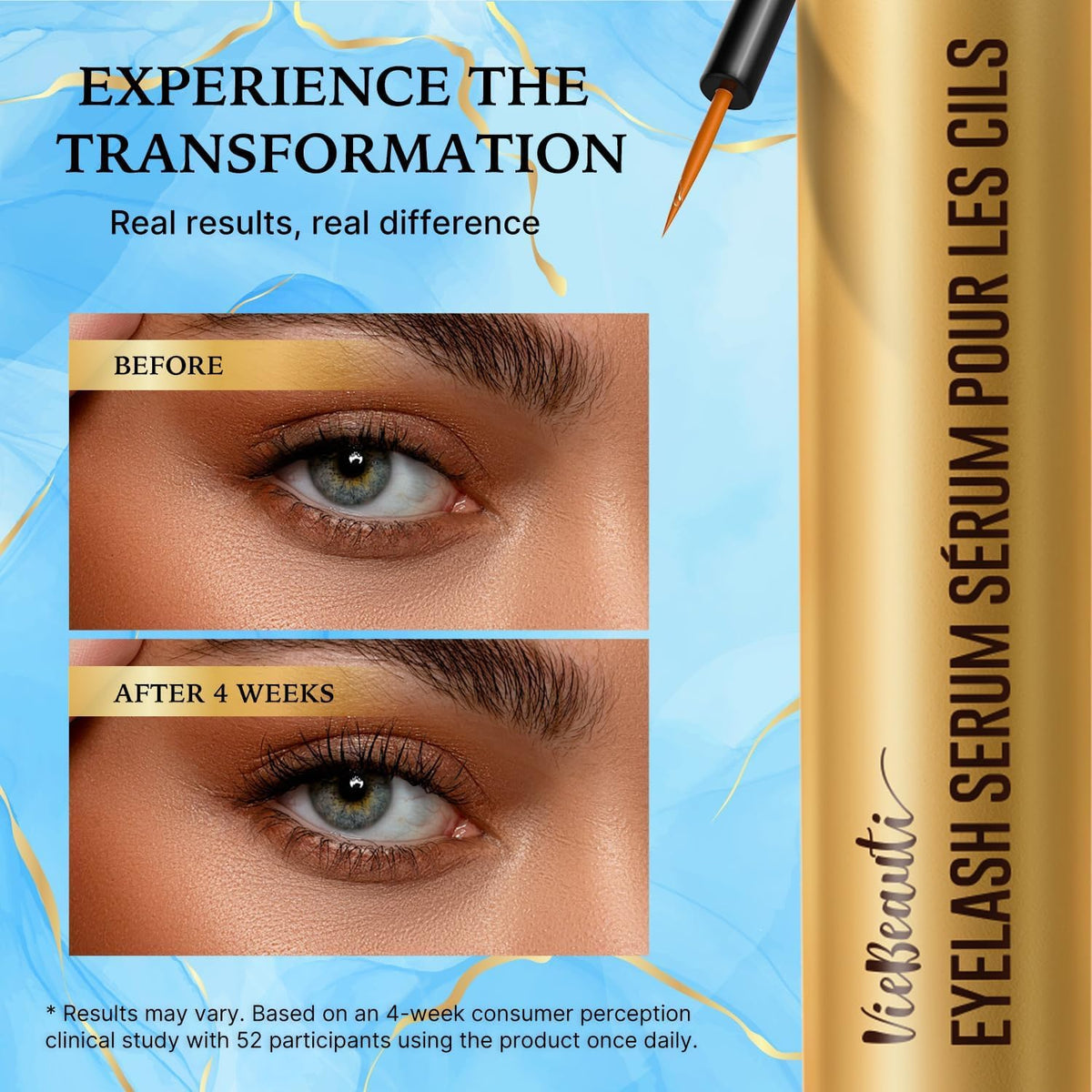 VieBeauti wand applicator close-up for precise nightly application