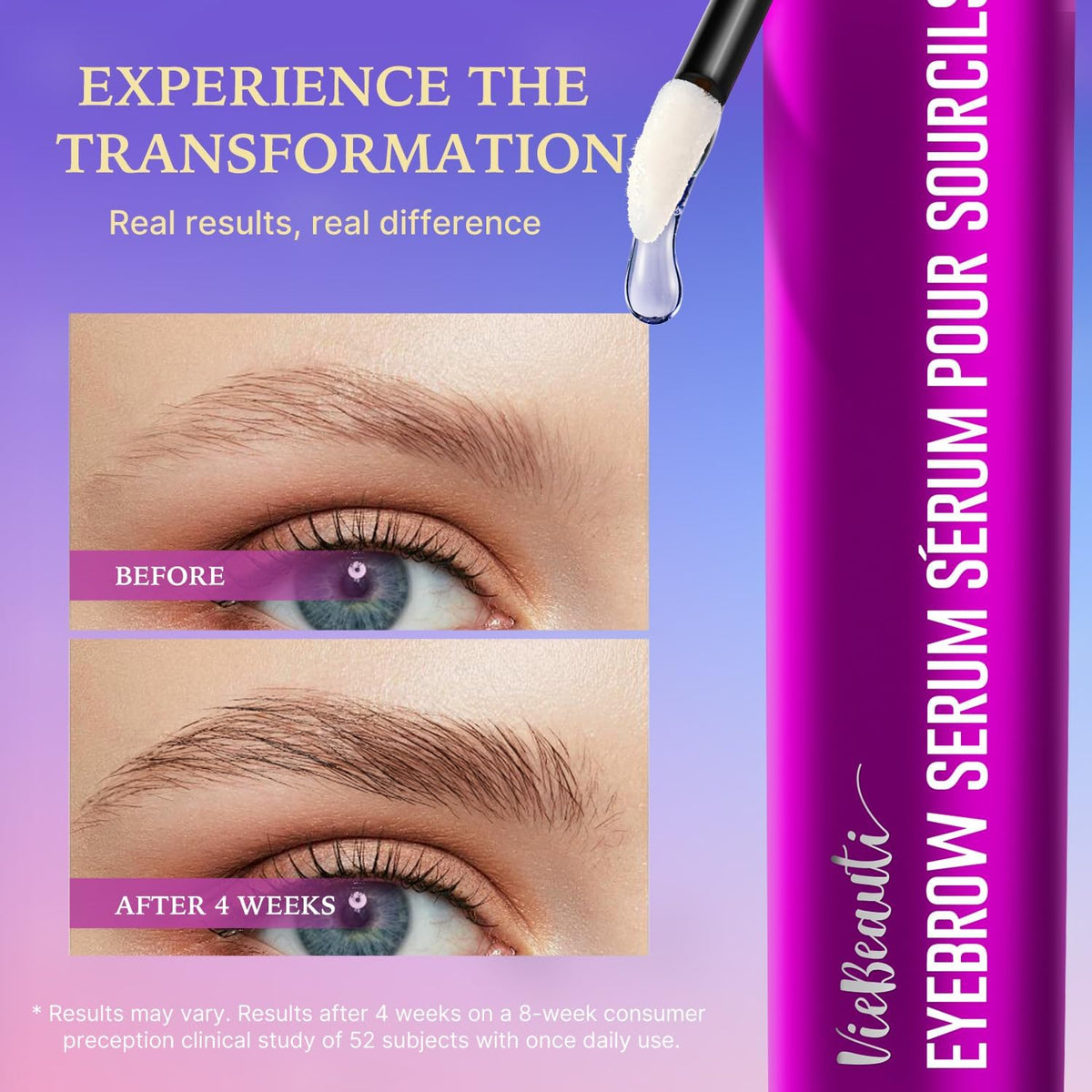VieBeauti fine-tip wand ready for precise brow application and control