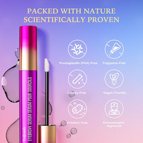 VieBeauti size comparison with ruler illustrating compact 3mL travel-friendly bottle