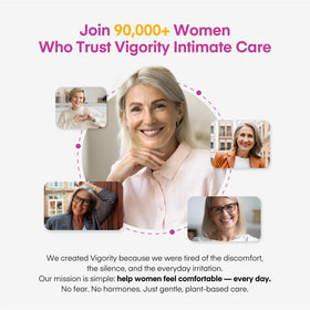 Vigority in bathroom routine setting conveying daily self-care integration