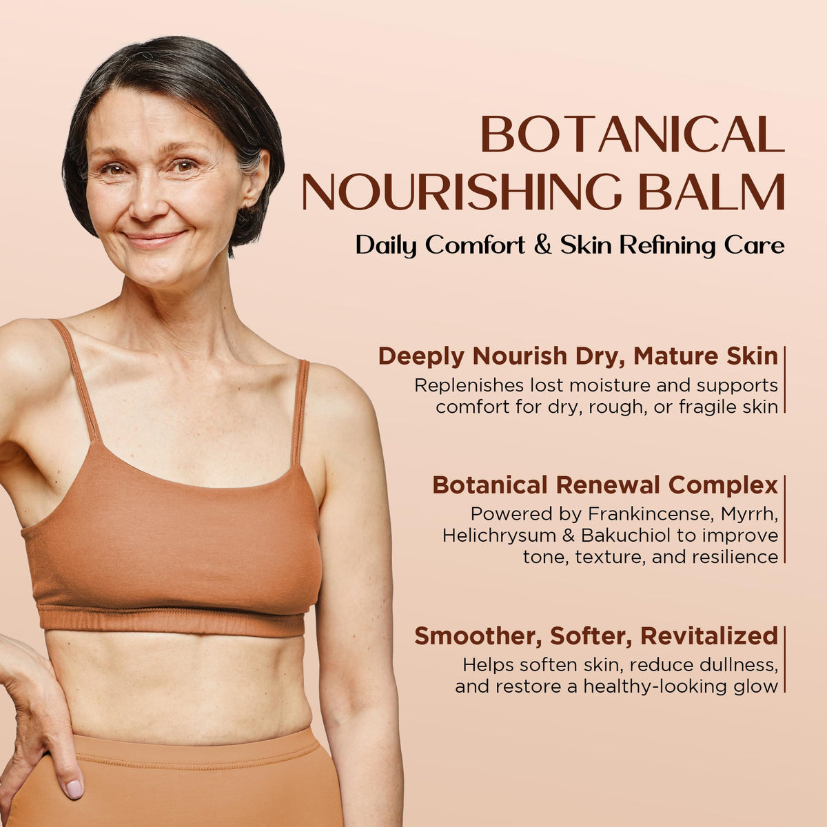Vigority frankincense balm helichrysum blossom ingredient shot highlighting calming benefit