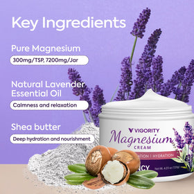 Vigority label close-up showing ingredient list and magnesium dosage clarity