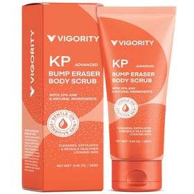 Vigority packaging front view showing KP Bump Eraser and smoothing benefit