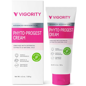 Vigority front packaging showing clean botanical branding and clear product benefit