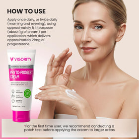 Vigority label close-up showing vegan and paraben-free claims for reassurance