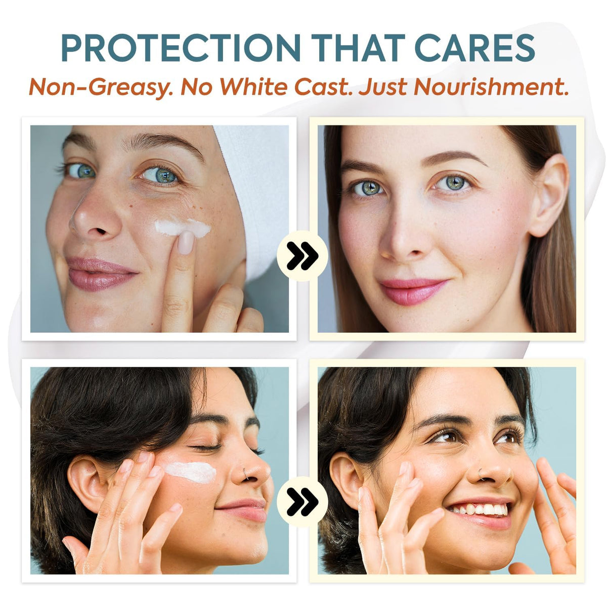 Vigority sunscreen used at beach demonstrating reef-safe protection during outdoor fun