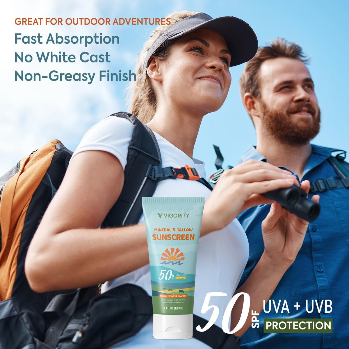 Vigority tube with cap open showing easy-dispense travel-friendly design