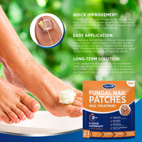 VigorWell patches in a bedtime setting showing discreet overnight wear for convenience