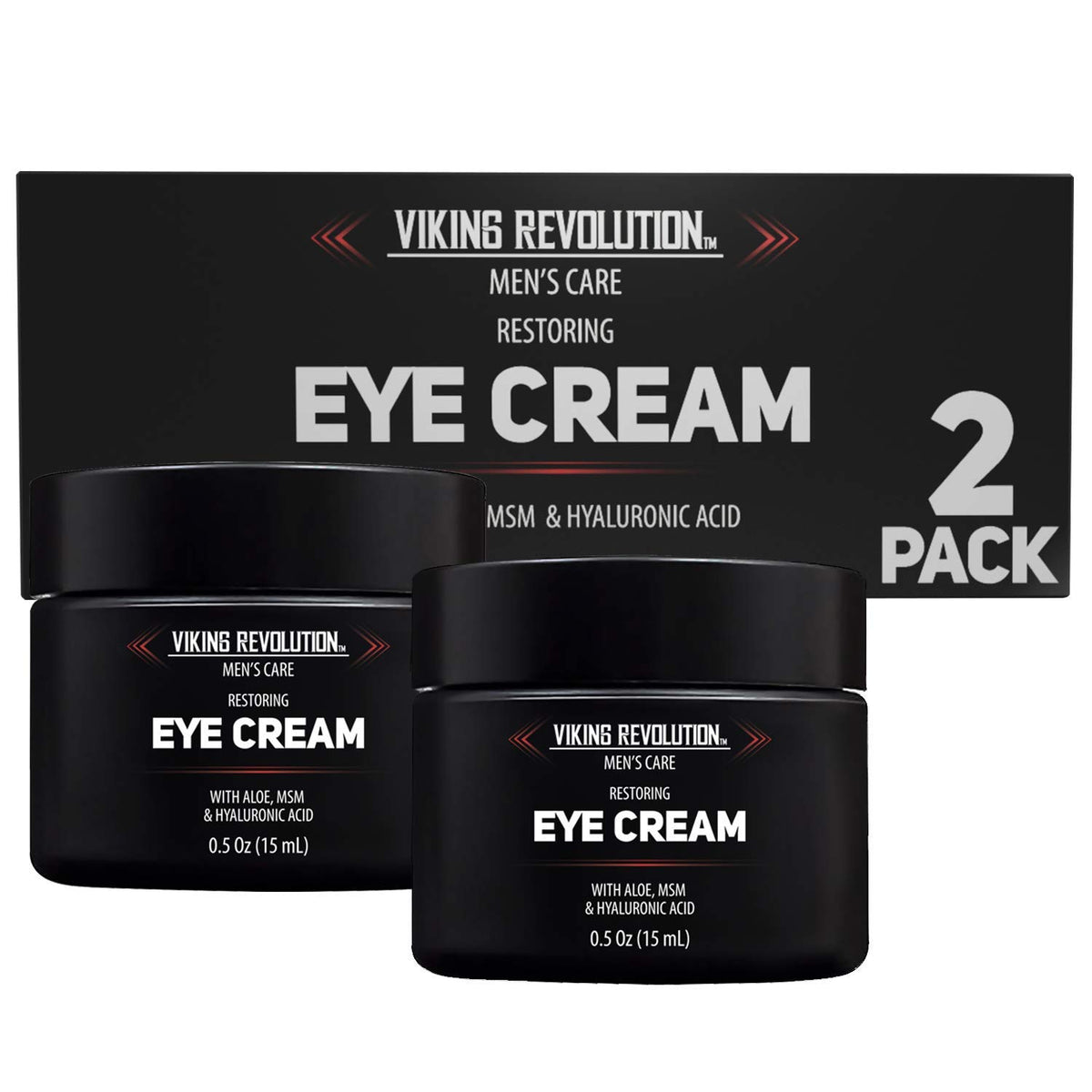 Viking Revolution cream applied to fingertip showing easy application benefit