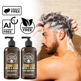 Viking Revolution duo in shower showing convenient everyday use