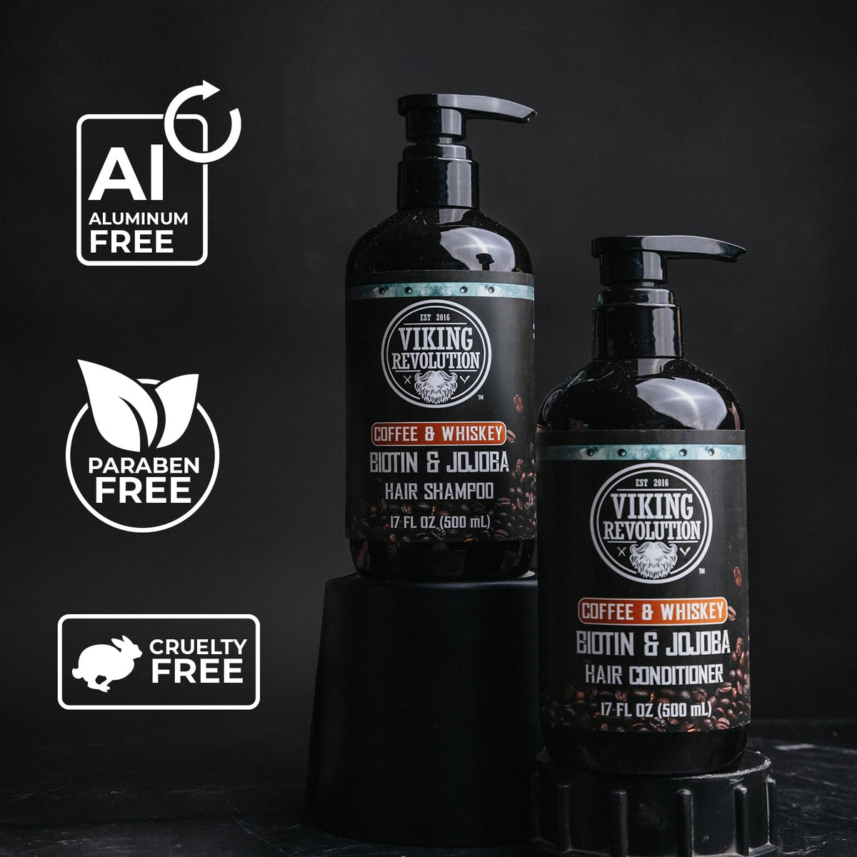 Viking Revolution being applied in shower illustrating convenient daily routine benefit