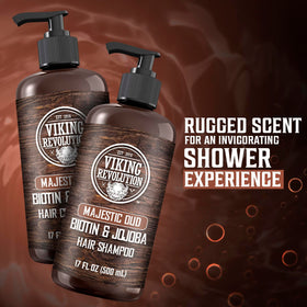 Viking Revolution lifestyle bathroom setup showing premium grooming experience