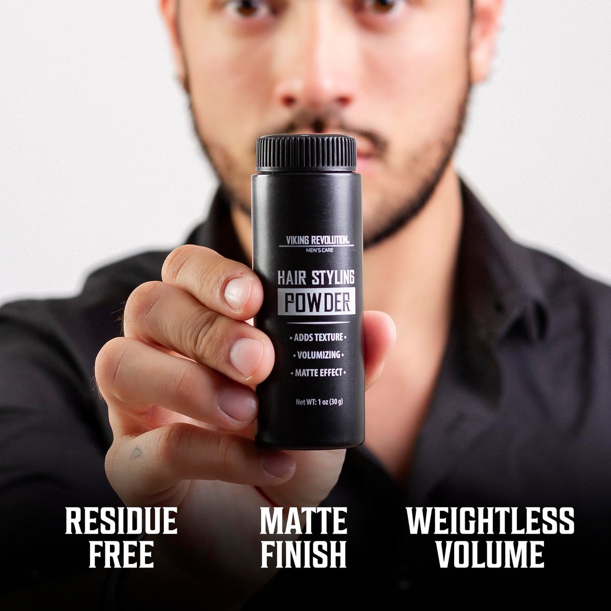 Viking Revolution hair oil on hands demonstrating smooth application and softness