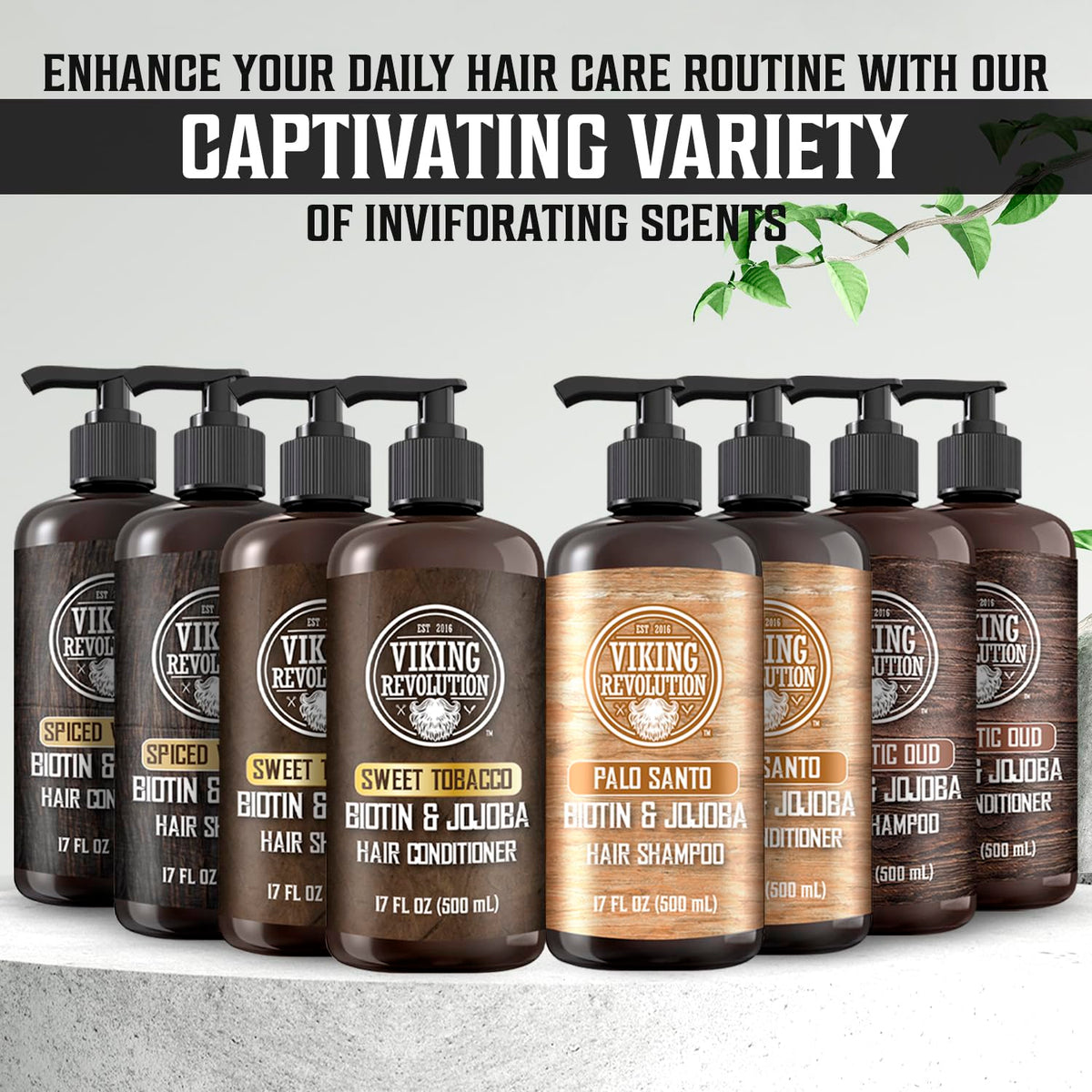 Viking Revolution product label highlighting ingredients and benefits
