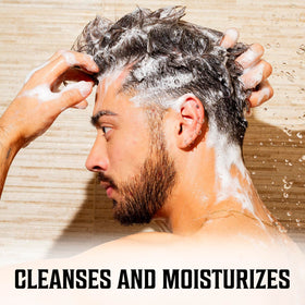Viking Revolution shampoo lather texture for gentle cleansing