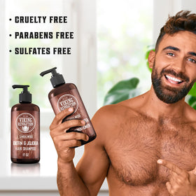 Viking Revolution conditioner close-up showing creamy moisturizing formula
