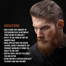 Viking Revolution before and after haircut styling with added texture and volume