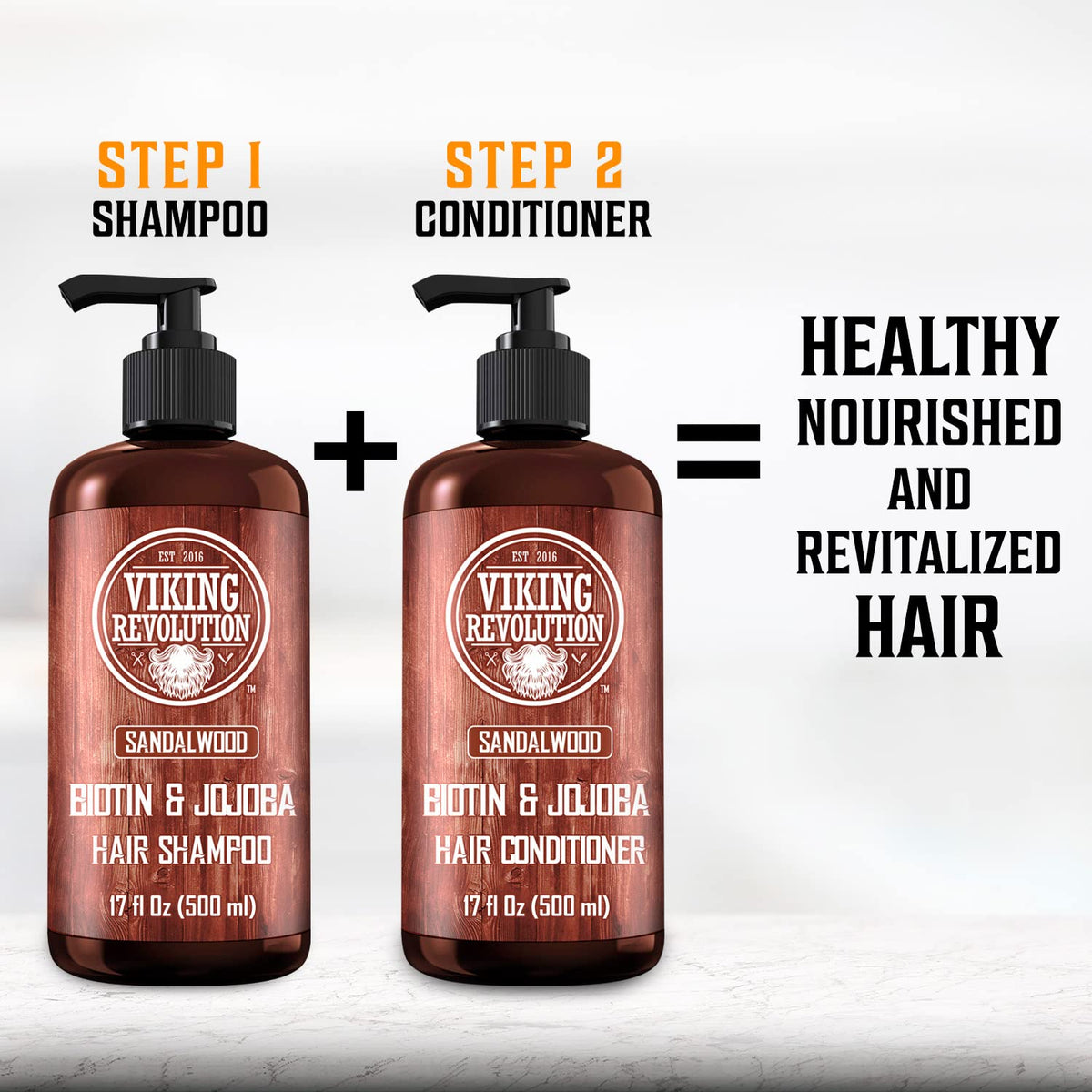 Viking Revolution in a shower setting showing refreshed hair and scent benefit
