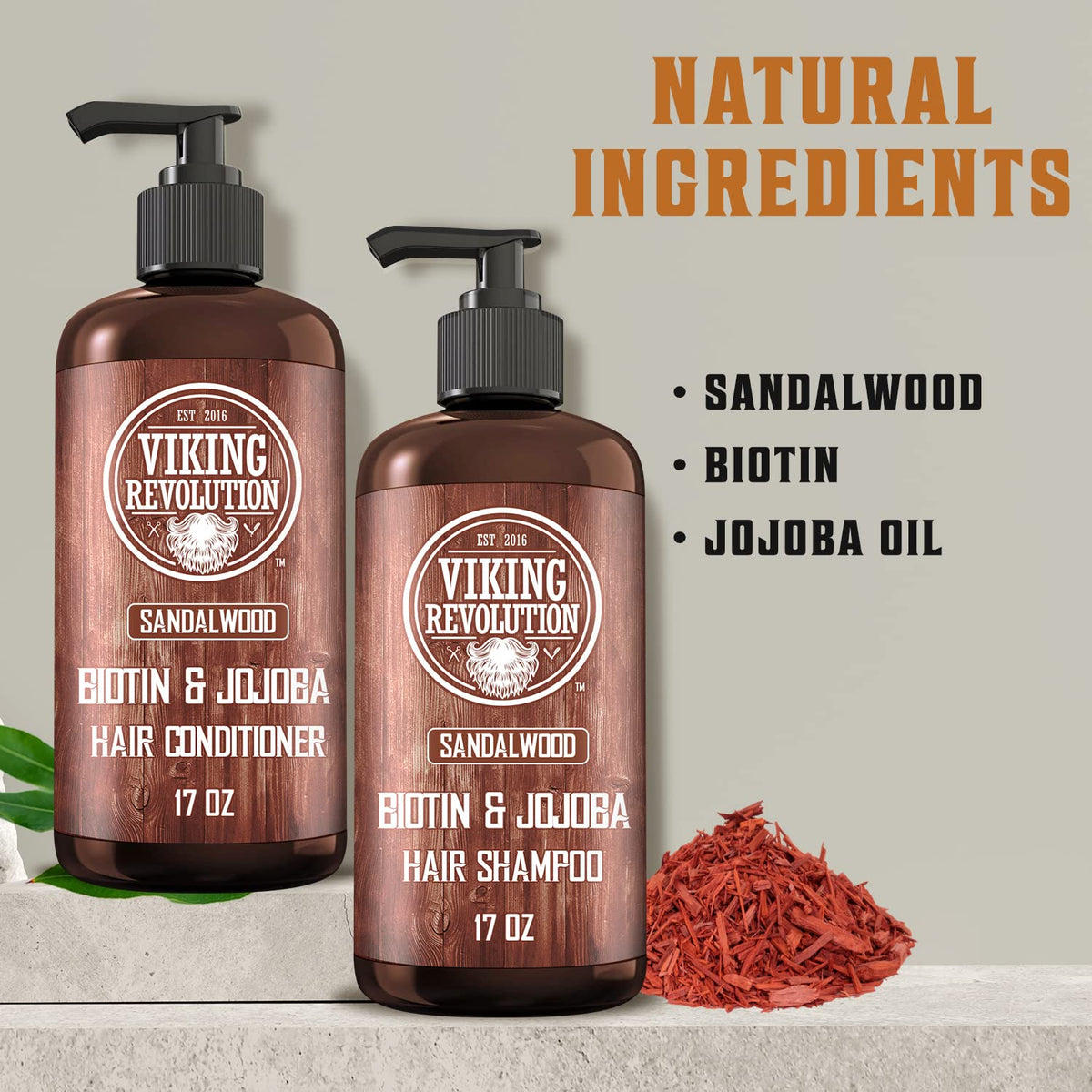 Viking Revolution shampoo texture shot highlighting gentle lather and cleansing
