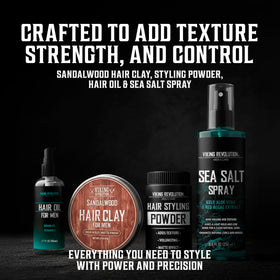 Viking Revolution sea salt spray bottle closeup adding natural texture