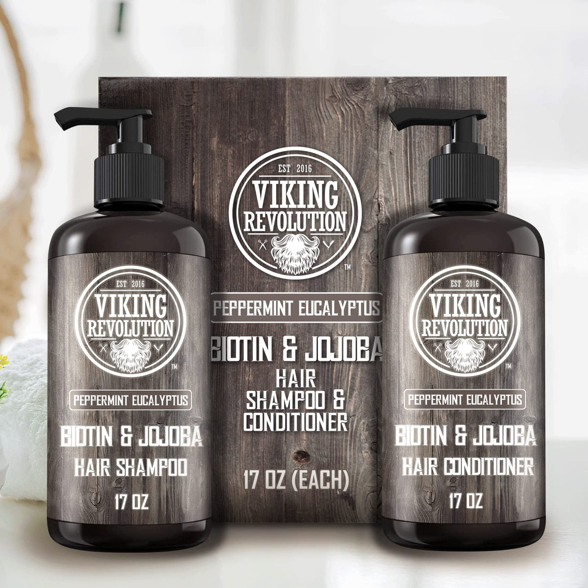 Viking Revolution shampoo lather texture demonstrating effective cleansing
